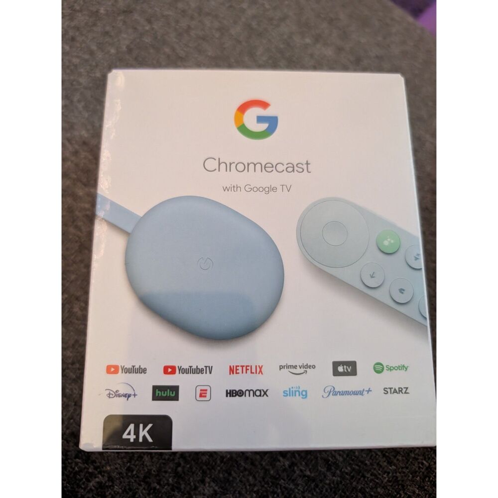 Google Chromecast with Google TV 4К Media Streamer with Google Assistant - Sky